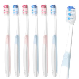 Oralphi Pro Stain Eraser Medium Toothbrushes for Adults, Whitening Toothbrush with Spiral Medium Bristles for Smoke Tea Coffee Stain, Deep Plaque Removal, Rounded Bristle Tips for Gentle Cleaning