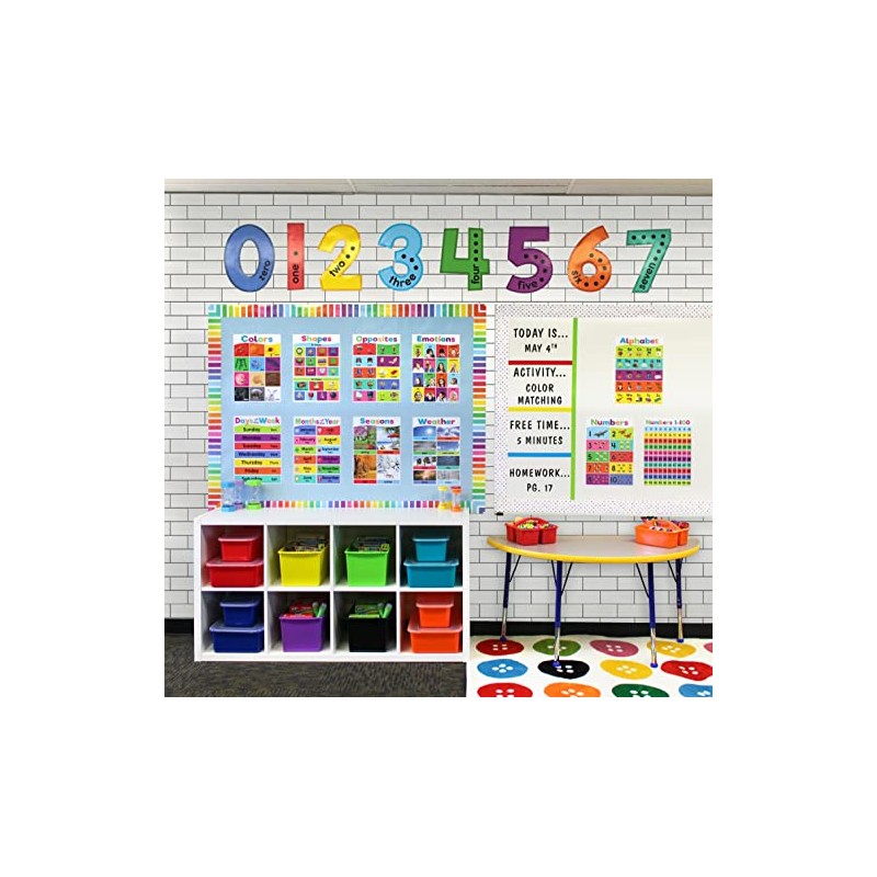 Teacher Created Resources Colorful Early Learning Educational Poster Pack (TCR7456)