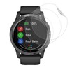 KZIOACSH Displayschutzfolie für Garmin Vivoactive 4, [3 Pack], flexibel, weich,