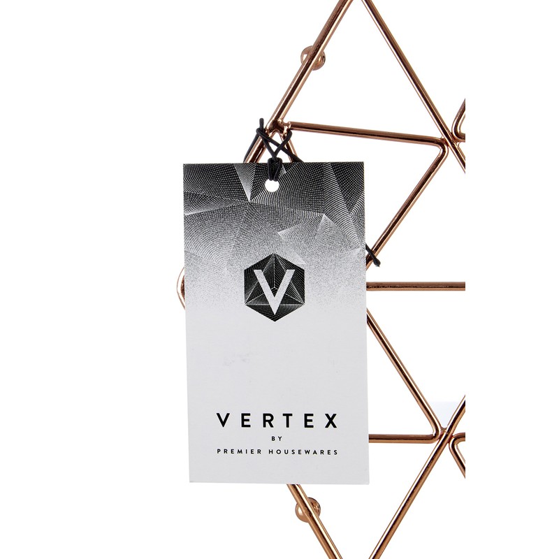 Premier Housewares 507558 Vertex Trivet, Copper , 22 x 22