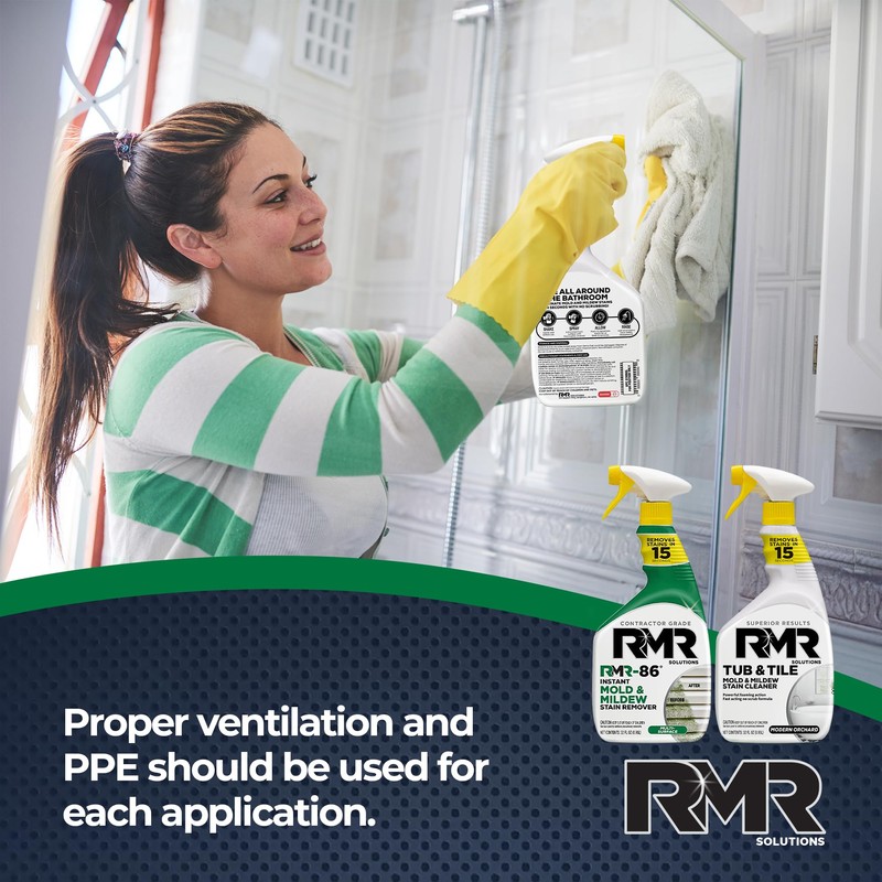 RMR Mold Stain Eraser Max Pack – No-Scrub Tub &