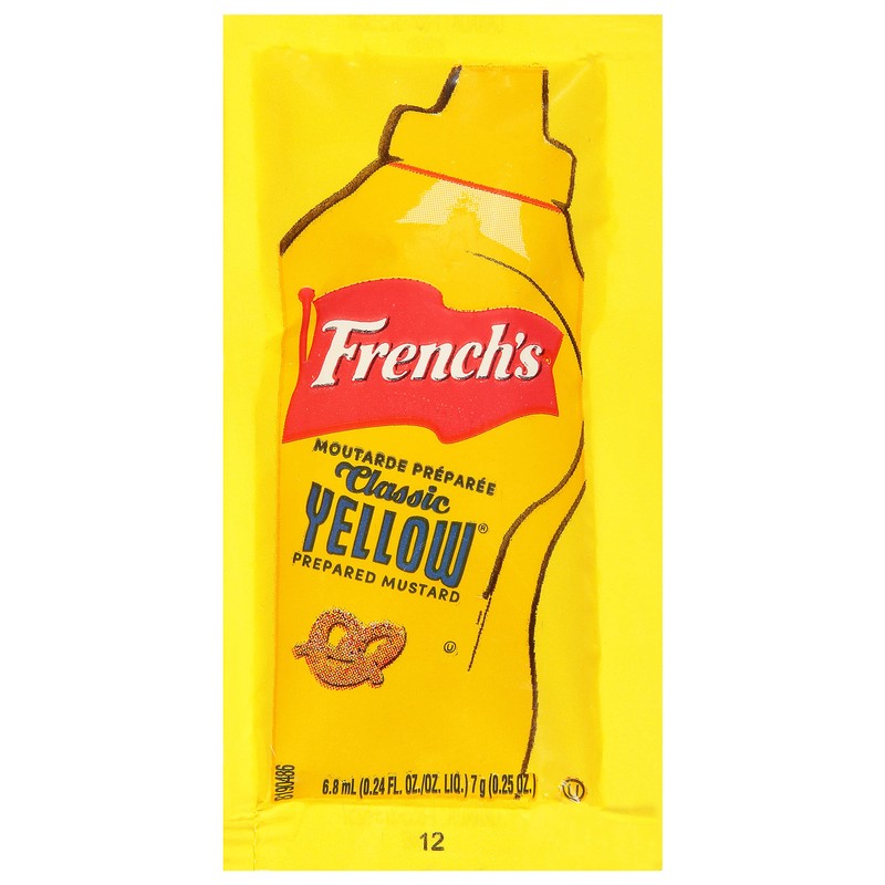 French's Classic Yellow Mustard Packets, 500 count - One 500