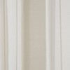 Topfinel Transparent Eyelet Curtains, Voile Curtains with Stripes, Decorative Curtain