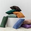 JUSPURBET Solid Coffee Velvet Throw Pillow Covers 40x40 CM Set