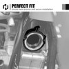 NICECNC Black Escape Flange Guard Protector Compatible with GasGas EX