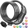 Titanker Bike Lock, Bicycle Lock 4 Feet Cable Lock 1/2