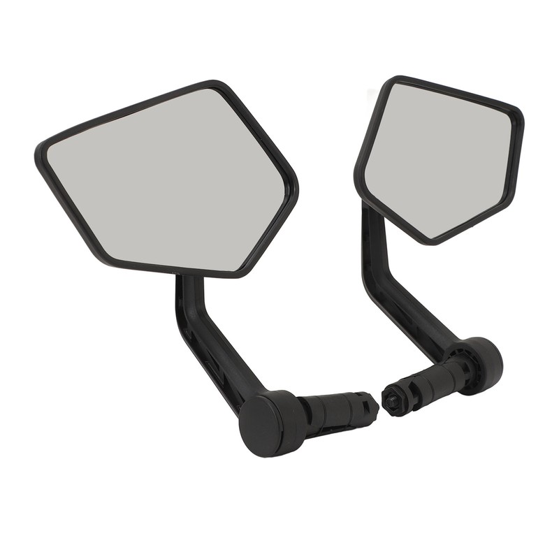 Bar End Bike Mirror Handlebar Mount Rearview 360 Degree Rotatable