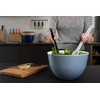 Trebonn IN Nest&Serve Melamine Salad Servers Set, Practical and Space-saving,