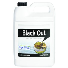 Black Out Lake and Pond Dye - One Gallon of Professional Lake & Pond Dye – Treats Up to 1 Acre – Deep Black Color - Safe for Fish, Wildlife, Pets & Children
