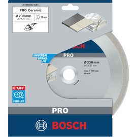 Bosch 2608602634 Diamond Cutting Disc Best for Ceramic
