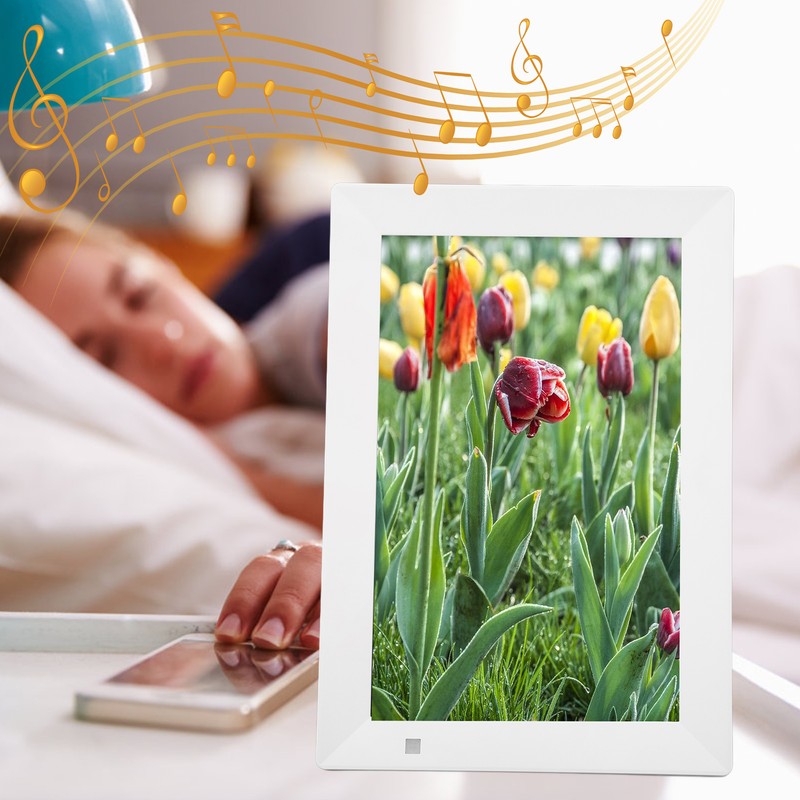 10 Inch Digital Photo Frame 1024x800 Human Body Induction MP3
