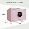 Goldenkey Luxury Digital Jewelry Safe with Keypad for Home, Small