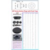 4" 4.0 inch Flush Mount Black Plastic Body and Sheet