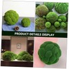 TEHAUX Artificial Moss Topiary Ball Home Decor Fake Moss Ball