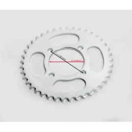 Alfa Wheels Sprocket Chain 41T Free Wheel Drive #420 1/2" Pitch Axle Shaft Hub Adapter - 1/2" (13mm)