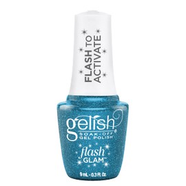 Gelish MINI Flash Glam Gel Polish – 9mL Reflective Flash Glam, Multi-Dimensional Iridescent Shimmer, Soak-Off, Vegan & Cruelty-Free (I'll Shine For You)