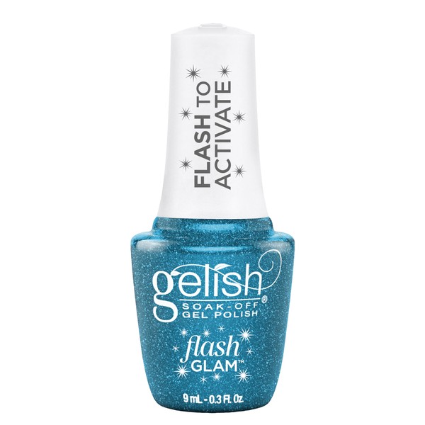 Gelish MINI Flash Glam Gel Polish – 9mL Reflective Flash