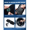 Sleep Headphones, Boodlab Bluetooth Eye Mask for Sleeping, Sleep Mask