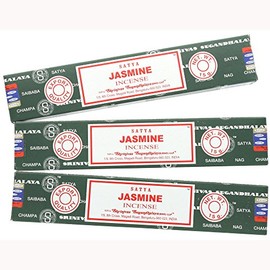 Satya Nag Champa Jasmine Incense Sticks - 3 Packs