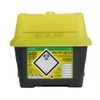 Lyall Willis Sharps Bin 2L Grey Eco freindly - Yellow