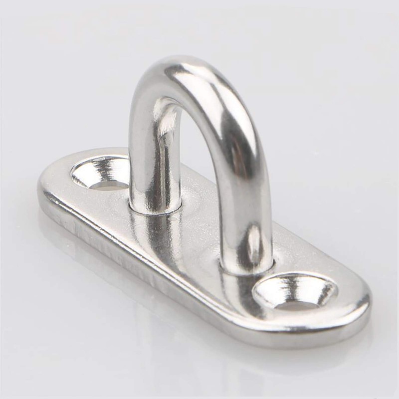 YFFSFDC 10pcs Rectangular Pad Eye with 20 Screws Eye Plate