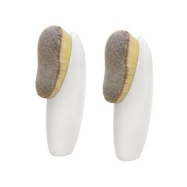 Healeved 2pcs Makeup Brush Multi-functional Foundation Applicators for Blending and Buffing Lightweight and Portable Cosmetic Tools for Professional Makeup Application