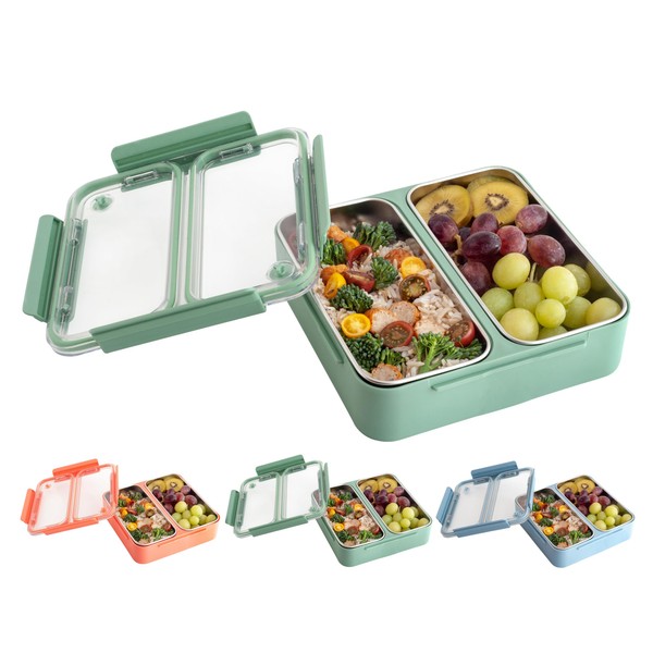 xxonyx Bento Lunch Box 1100ml for Adults and Kids Stainless