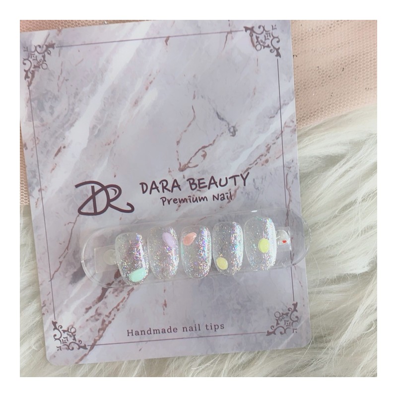 Next day delivery⭐Glitter embossed nails⭐ / 다음날 발송⭐글리터 엠보네일⭐