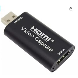 VIA Audio Video Capture Card HDMI to USB 1080P 30FPS USB2.0 Record via DSLR