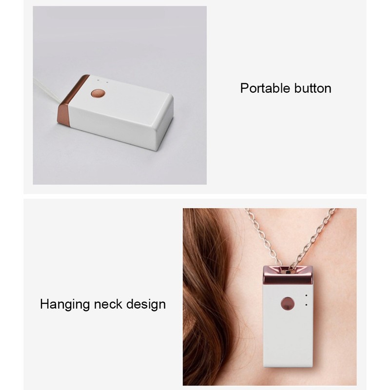 Portable Neck Hanging Negative Ion Air Purifier Formaldehyde PM2.5 Removal