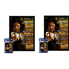 100 Inigo Montoya Deck Protectors Combo Max Protect Gloss Sleeves 2-Packs - Standard Gaming Size Hello, My Name is Inigo Montoya. You Killed My Father. Prepare to die!