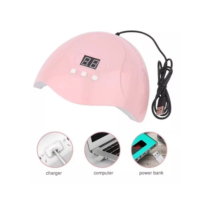 HAOMNING COMERCIO Lámpara De Uñas Uv Led Secador De Uñas