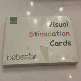 bebestar NEW Bebestar Visual Stimulation Cards For 0-3 Months olds 5.5 X 7.5 B-159