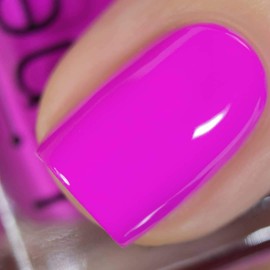 Vishine Nail Gel Polish, 15ml Soak Off Nail Gel Polish Nail Art Manicure Salon DIY Long-lasting, UV LED Lamp Required - Magenta Purple 0.5 OZ