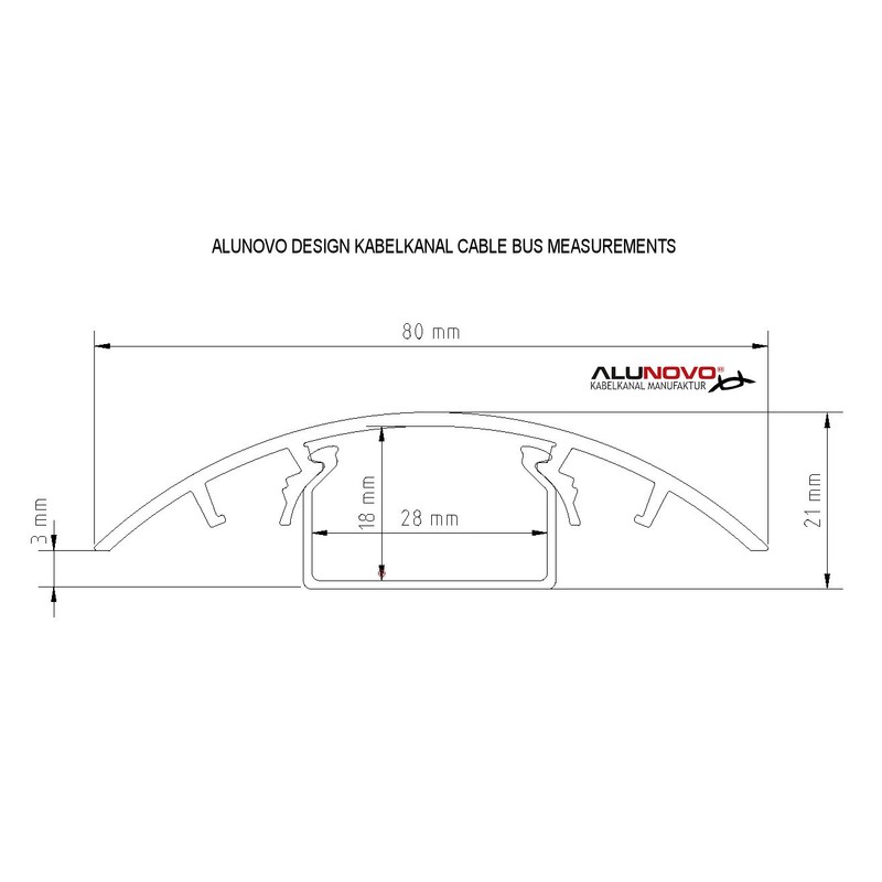 Cable Duct / Conduit / Trunk / Channel Length: 20