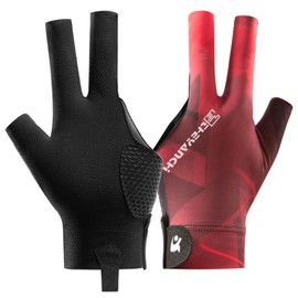 Snooker Player Gloves,Anti-Slip Billiard Gloves,Comfortable 3 Finger Snooker Player Gloves