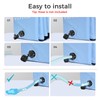 VISTOP Dog Pool Replacement Drain Valve Cap, 2 Repair Patches,