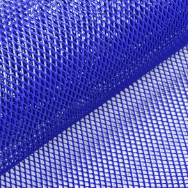 AggAuto Universal 40"x13" Car Grill Mesh - Aluminum Alloy Automotive Grille Insert Bumper Rhombic Hole 4x8mm, One of the Most Multifunctional Shape Grids Blue