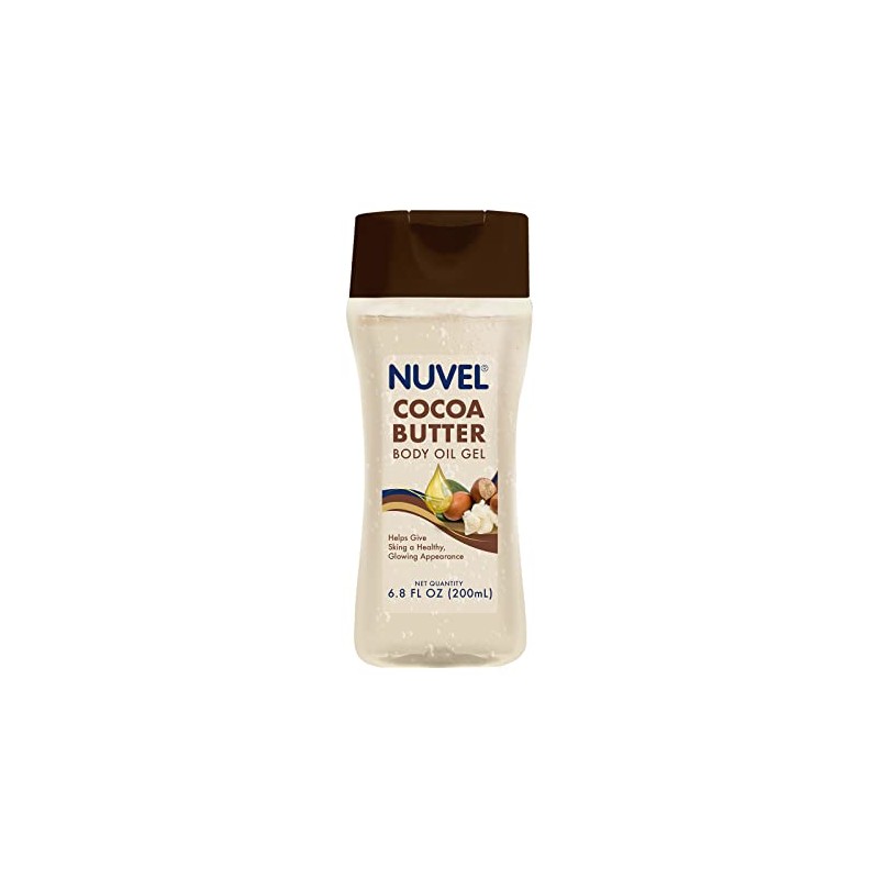 Nuvel Aceite Corporal en Gel, Body Oil con Mantequilla de
