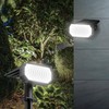 Ensenior Solar Spotlights Outdoor, Brightness Adjustable 6500K LED Solar Garden
