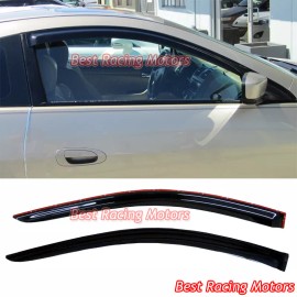 BestRacingMotors For 2003-2007 Honda Accord 2dr JDM Style Side Window Visors