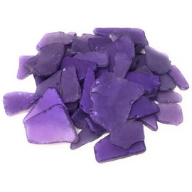 Metallic Purple Sea Glass - 55 Oz Vase Filler - Bag of Craft Glass