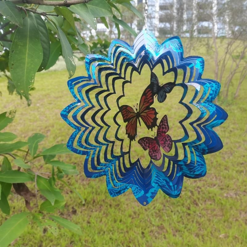 Lylence - Spinner de viento de mariposa 3D - Spinners