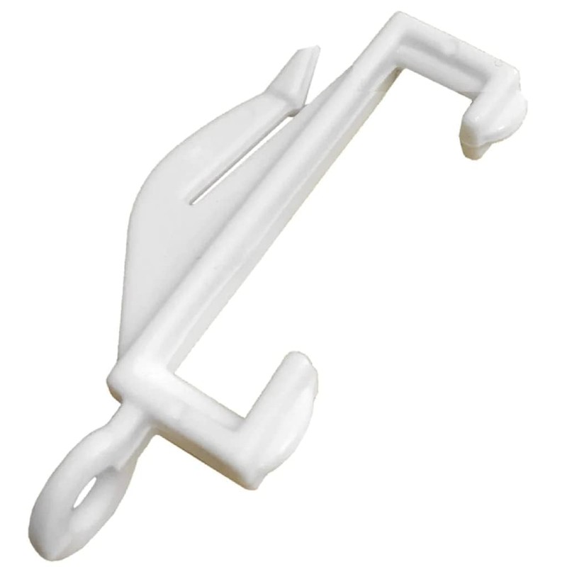 GADGET PLANET Plastic Curtain Hooks (Pack of 80) Curtain Glider