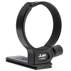 FOTGA Metal Tripod Collar Mount Ring 80mm for Nikon NIKKOR Z 180-600mm f/5.6-6.3 VR Lens, Bottom with 1/4" & 3/8" Thread Screw Mount Dovetail Groove Quick-Release Plate for Acra-Swiss Type Tripod