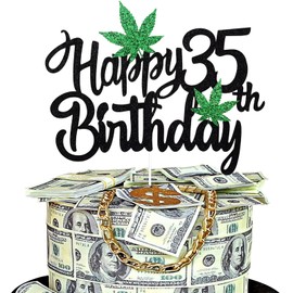 Decoración para tarta de cumpleaños con hojas de maceta (35)