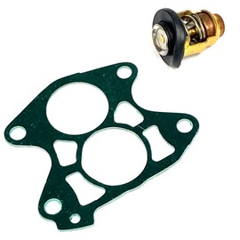 PARTSDEPOT Thermostat Kit 688-12411-10-00 Compatible with Yamaha 3-250 Hp Thermostat 50°C
