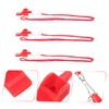 Kisangel Multipurpose Whistle Set 3pcs Car Keychain Whistle Pendant for