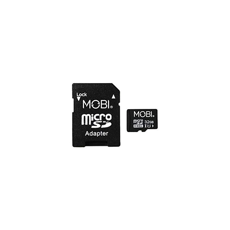 MOBI 32GB MicroSDHDC Tarjeta de Memoria y Adaptador