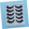 Baluue 5 Pair Boxed Fake Eyelashes Natural Look Long Thick